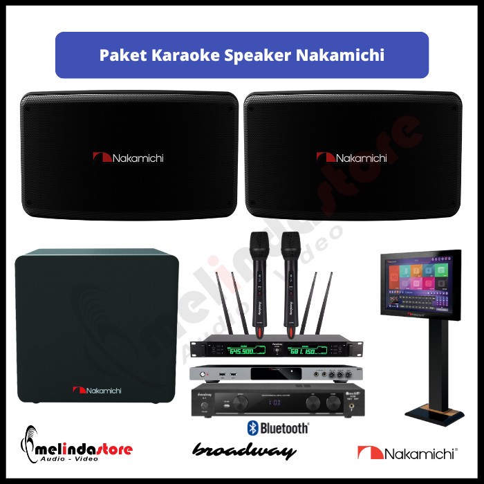 Paket Karaoke Speaker Nakamichi